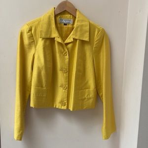 Sunny bright yellow jacket